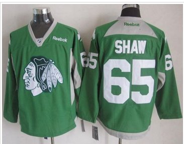 Chicago Blackhawks #65 Andrew Shaw Green Practice Stitched NHL Jersey Chicago Blackhawks #65 Andrew Shaw Green Practice Stitched NHL Jersey