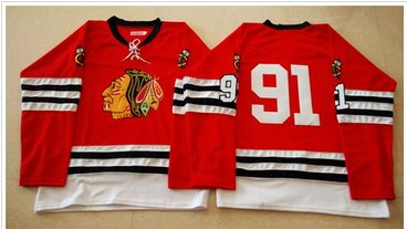 Mitchell And Ness 1960-61 Chicago Blackhawks #91 Brad Richards Red Stitched NHL Jerse Mitchell And Ness 1960-61 Chicago Blackhawks #91 Brad Richards Red Stitched NHL Jerse