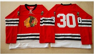 Mitchell And Ness 1960-61 Chicago Blackhawks #30 ED Belfour Red Stitched NHL Jersey Mitchell And Ness 1960-61 Chicago Blackhawks #30 ED Belfour Red Stitched NHL Jersey