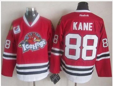 Chicago Blackhawks #88 Patrick Kane Red Ice Hogs Stitched NHL Jersey Chicago Blackhawks #88 Patrick Kane Red Ice Hogs Stitched NHL Jersey