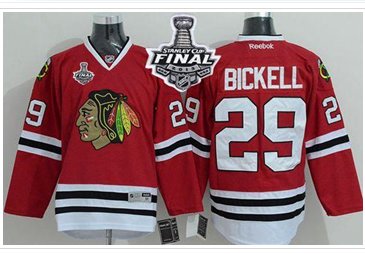 Chicago Blackhawks #29 Bryan Bickell Red With Stanley Cup Finals Stitched NHL Jersey Chicago Blackhawks #29 Bryan Bickell Red With Stanley Cup Finals Stitched NHL Jersey