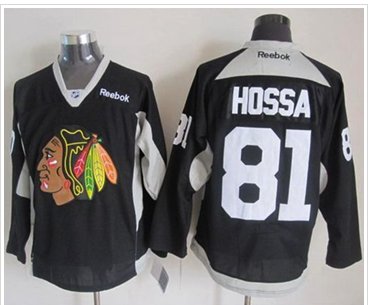 Chicago Blackhawks #81 Marian Hossa Black Practice Stitched NHL Jersey Chicago Blackhawks #81 Marian Hossa Black Practice Stitched NHL Jersey