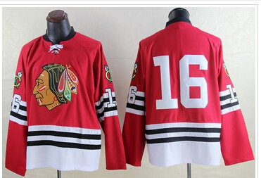 Mitchell And Ness 1960-61 Blackhawks #16 Marcus Kruger Red Throwback Stitched NHL Jersey Mitchell And Ness 1960-61 Blackhawks #16 Marcus Kruger Red Throwback Stitched NHL Jersey