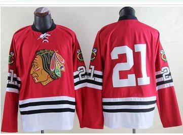 Mitchell And Ness 1960-61 Blackhawks #21 Stan Mikita Red Throwback Stitched NHL Jersey Mitchell And Ness 1960-61 Blackhawks #21 Stan Mikita Red Throwback Stitched NHL Jersey