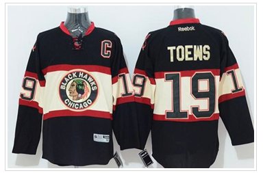 Chicago Blackhawks #19 Jonathan Toews Black New Third Stitched NHL Jersey Chicago Blackhawks #19 Jonathan Toews Black New Third Stitched NHL Jersey