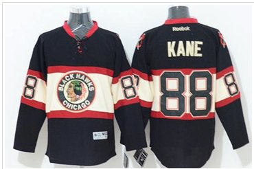 Chicago Blackhawks #88 Patrick Kane Black New Third Stitched NHL Jersey Chicago Blackhawks #88 Patrick Kane Black New Third Stitched NHL Jersey