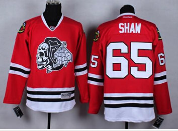 Chicago Blackhawks #65 Andrew Shaw Red(White Skull) Stitched NHL Jersey Chicago Blackhawks #65 Andrew Shaw Red(White Skull) Stitched NHL Jersey