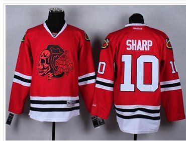 Chicago Blackhawks #10 Patrick Sharp Red(Red Skull) Stitched NHL Jersey Chicago Blackhawks #10 Patrick Sharp Red(Red Skull) Stitched NHL Jersey