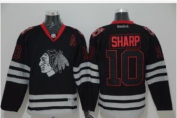 Chicago Blackhawks #10 Patrick Sharp Black Ice Stitched NHL Jersey Chicago Blackhawks #10 Patrick Sharp Black Ice Stitched NHL Jersey
