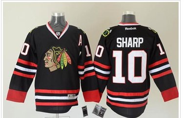 Chicago Blackhawks #10 Patrick Sharp Black Stitched NHL Jersey Chicago Blackhawks #10 Patrick Sharp Black Stitched NHL Jersey