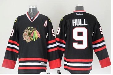 Chicago Blackhawks #9 Bobby Hull Black Stitched NHL Jersey Chicago Blackhawks #9 Bobby Hull Black Stitched NHL Jersey