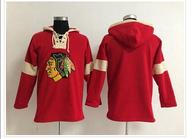 Chicago Blackhawks Blank Red Pullover NHL Hoodie Chicago Blackhawks Blank Red Pullover NHL Hoodie