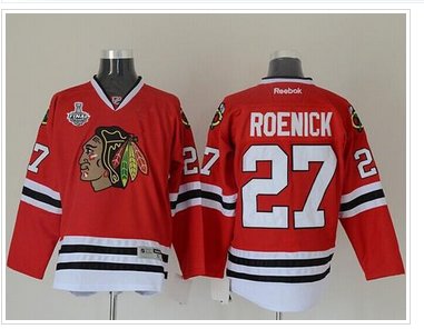 Chicago Blackhawks #27 Jeremy Roenick Red Stitched With Stanley Cup Finals NHL Jersey Chicago Blackhawks #27 Jeremy Roenick Red Stitched With Stanley Cup Finals NHL Jersey