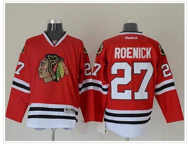 Chicago Blackhawks #27 Jeremy Roenick Red Stitched NHL Jersey Chicago Blackhawks #27 Jeremy Roenick Red Stitched NHL Jersey