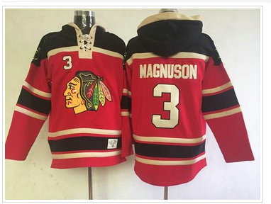 Chicago Blackhawks #3 Keith Magnuson Red Sawyer Hooded Sweatshirt NHL Jersey Chicago Blackhawks #3 Keith Magnuson Red Sawyer Hooded Sweatshirt NHL Jersey