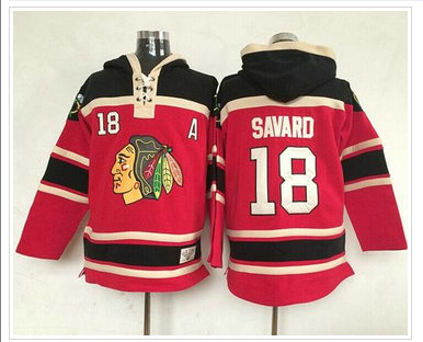 Chicago Blackhawks #18 Denis Savard Red Sawyer Hooded Sweatshirt NHL Jersey Chicago Blackhawks #18 Denis Savard Red Sawyer Hooded Sweatshirt NHL Jersey