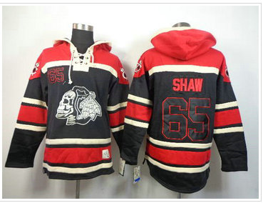 Chicago Blackhawks #65 Andrew Shaw Black Sawyer Hooded Sweatshirt Stitched NHL Jersey Chicago Blackhawks #65 Andrew Shaw Black Sawyer Hooded Sweatshirt Stitched NHL Jersey