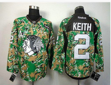 Chicago Blackhawks #2 Duncan Keith Camo Veterans Day Practice NHL Jersey Chicago Blackhawks #2 Duncan Keith Camo Veterans Day Practice NHL Jersey