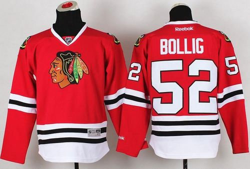 Youth NHL Chicago Blackhawks #52 Brandon Bollig Red Jersey Youth NHL Chicago Blackhawks #52 Brandon Bollig Red Jersey