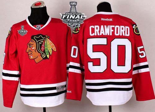 Chicago Blackhawks #50 Corey Crawford Red With Stanley Cup Finals NHL Jersey Chicago Blackhawks #50 Corey Crawford Red With Stanley Cup Finals NHL Jersey
