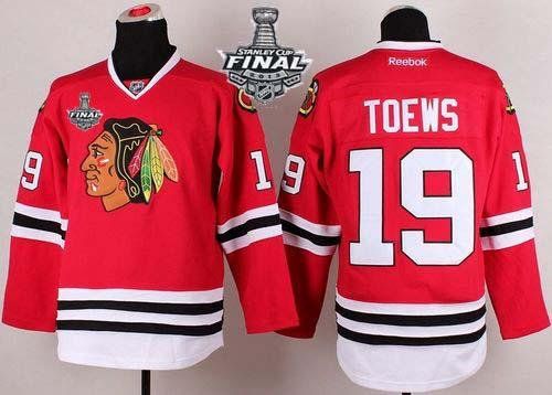Chicago Blackhawks #19 Jonathan Toews Red With Stanley Cup Finals NHL Jersey Chicago Blackhawks #19 Jonathan Toews Red With Stanley Cup Finals NHL Jersey