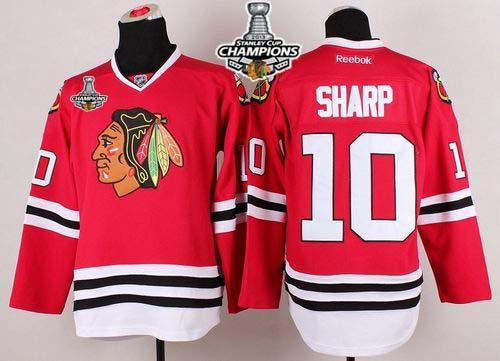Chicago Blackhawks #10 Patrick Sharp Red Stanley Cup Champions NHL Jersey Chicago Blackhawks #10 Patrick Sharp Red Stanley Cup Champions NHL Jersey