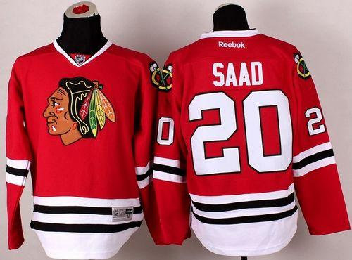 Chicago Blackhawks #20 Brandon Saad Red NHL Jersey Chicago Blackhawks #20 Brandon Saad Red NHL Jersey