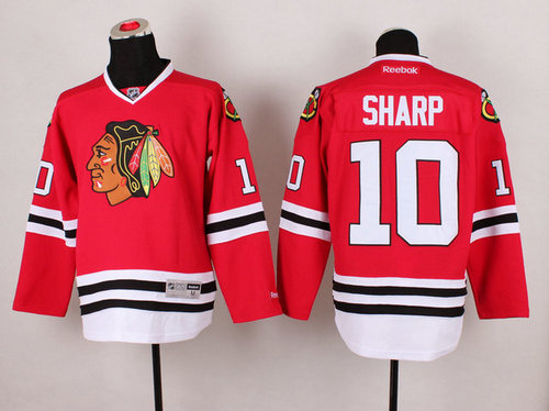 Chicago Blackhawks #10 Patrick Sharp Red Hockey NHL Jersey Chicago Blackhawks #10 Patrick Sharp Red Hockey NHL Jersey