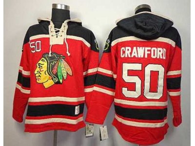 NHL jerseys chicago blackhawks #50 crawford red(pullover hooded sweatshirt) NHL jerseys chicago blackhawks #50 crawford red(pullover hooded sweatshirt)