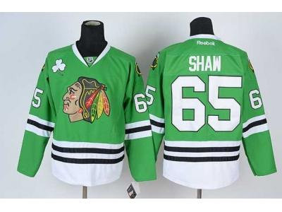 nhl jerseys chicago blackhawks #65 shaw green