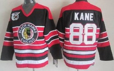 Chicago Blackhawks 88 Patrick Kane Black 75th Throwback CCM NHL Jerseys Chicago Blackhawks 88 Patrick Kane Black 75th Throwback CCM NHL Jerseys