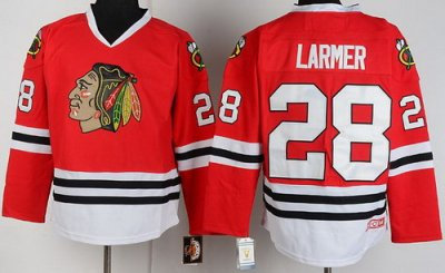 Chicago Blackhawks 28 Steve Larmer Red CCM Throwback NHL Jerseys Chicago Blackhawks 28 Steve Larmer Red CCM Throwback NHL Jerseys