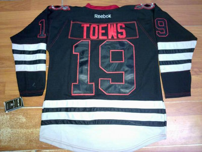 NHL Jerseys Chicago Blackhawks 19# toews black NHL Jerseys Chicago Blackhawks 19# toews black