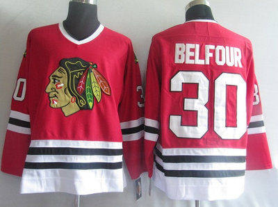 NHL Jerseys Chicago Blackhawks 30# BELFOUR Red【CCM NHL Jerseys Chicago Blackhawks 30# BELFOUR Red【CCM