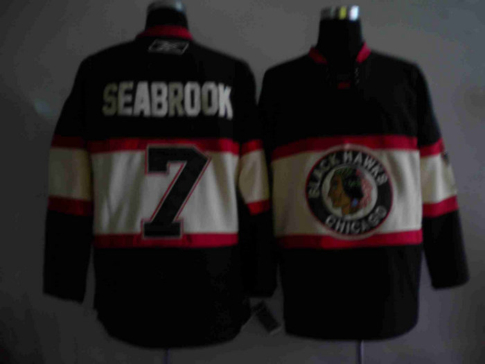 NHL Jerseys Chicago Blackhawks 7# SEABROOK black