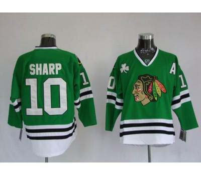 nhl chicago blackhawks #10 sharp green nhl chicago blackhawks #10 sharp green
