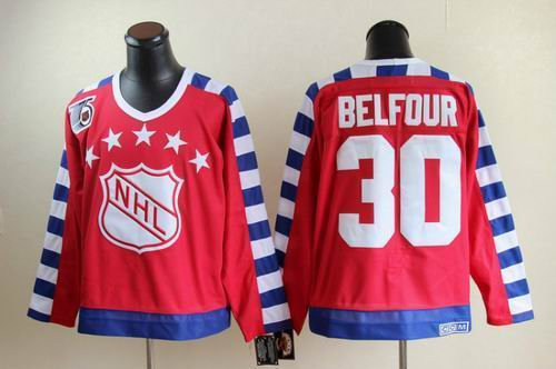 Chicago Blackhawks 30 ED belfour all star 75th Anniversary red CCM Jersey Chicago Blackhawks 30 ED belfour all star 75th Anniversary red CCM Jersey