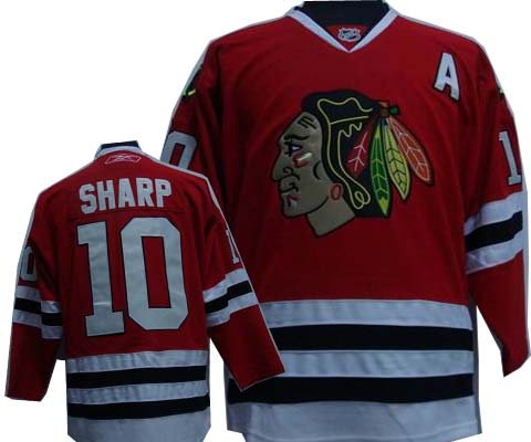 Chicago Blackhawks 10 SHARP red Chicago Blackhawks 10 SHARP red
