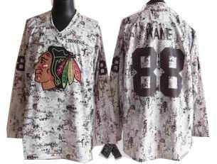 Chicago Blackhawks 88 Patrick Kane Camouflage Jersey