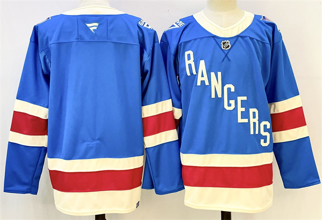 Men's New York Rangers Blank Blue 2025 Stitched Hockey Jersey Men's New York Rangers Blank Blue 2025 Stitched Hockey Jersey