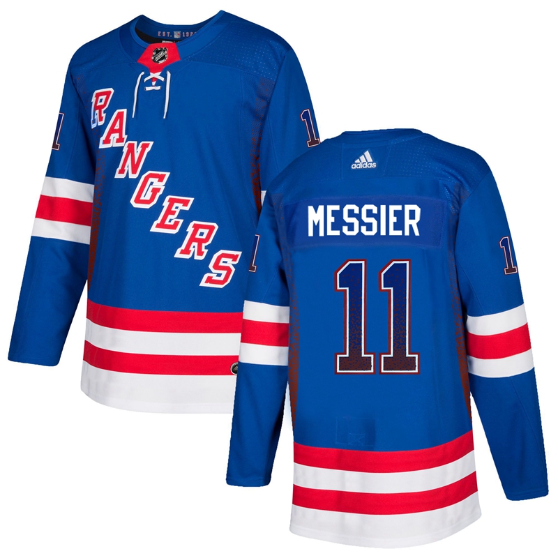 Rangers 11 Mark Messier Blue Drift Fashion Adidas Jersey Rangers 11 Mark Messier Blue Drift Fashion Adidas Jersey