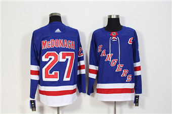 Rangers #27 Ryan McDonagh Blue Adidas Jersey Rangers #27 Ryan McDonagh Blue Adidas Jersey