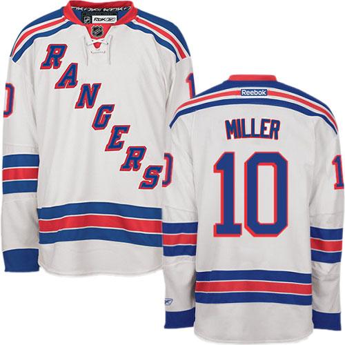 Rangers #10 J.T. Miller White Road Stitched NHL Jersey Rangers #10 J.T. Miller White Road Stitched NHL Jersey