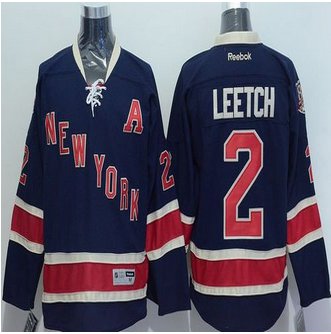 New York Rangers #2 Brian Leetch Dark Blue Third Stitched NHL Jersey New York Rangers #2 Brian Leetch Dark Blue Third Stitched NHL Jersey