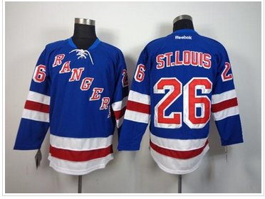 New York Rangers #26 Martin St.Louis Blue Home NHL Jersey