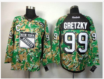 New York Rangers #99 Wayne Gretzky Camo Veterans Day Practice NHL Jersey New York Rangers #99 Wayne Gretzky Camo Veterans Day Practice NHL Jersey