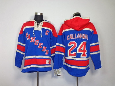 nhl new york rangers #24 callahan blue(pullover hooded sweatshirt) nhl new york rangers #24 callahan blue(pullover hooded sweatshirt)