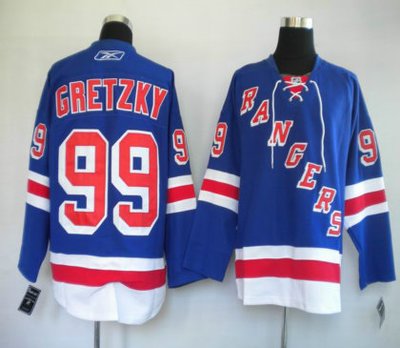 jerseys NY Rangers 99 GRETZKY blue jerseys NY Rangers 99 GRETZKY blue