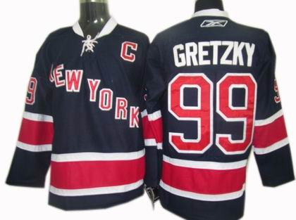 NY Rangers Jerseys 99# Wayne Gretzky jerseys DK blue NY Rangers Jerseys 99# Wayne Gretzky jerseys DK blue