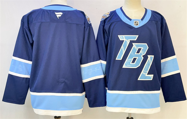 Men's Tampa Bay Lightning Blank Blue 2026 Stadium Series Stitched Jersey Men's Tampa Bay Lightning Blank Blue 2026 Stadium Series Stitched Jersey